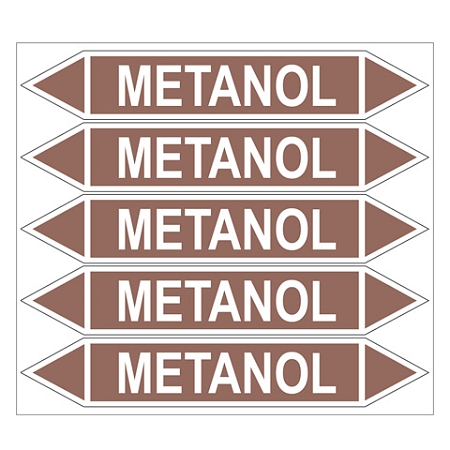 Značení potrubí, metanol